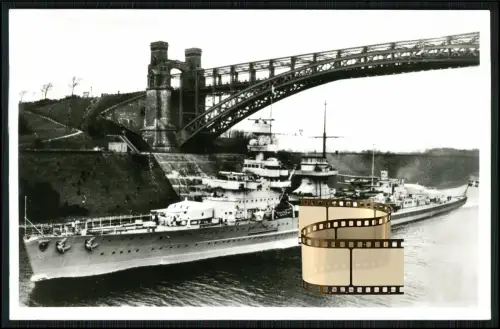 Foto AK - leichter Kreuzer Nürnberg - Kriegsschiff der deutschen Kriegsmarine