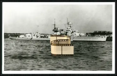 Foto AK - leichter Kreuzer Nürnberg - Kriegsschiff der deutschen Kriegsmarine