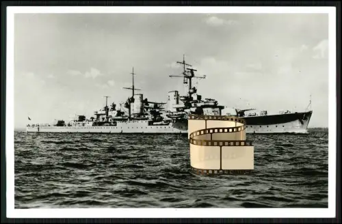 Foto AK - leichter Kreuzer Königsberg - Kriegsschiff Reichsmarine Kriegsmarine