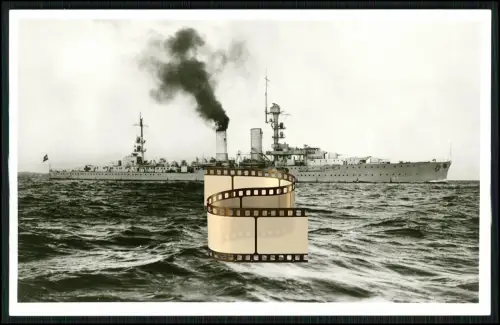 Foto AK - leichter Kreuzer Emden  Kriegsschiff Reichsmarine Kriegsmarine 1925-45