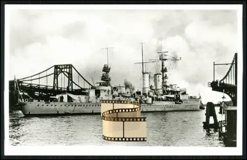 Foto AK - leichter Kreuzer Emden  Kriegsschiff Reichsmarine Kriegsmarine 1925-45