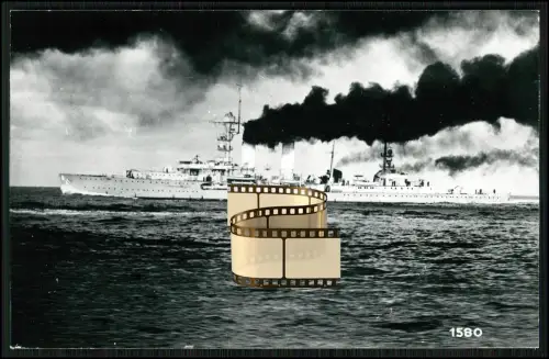 Foto AK - leichter Kreuzer Emden  Kriegsschiff Reichsmarine Kriegsmarine 1925-45