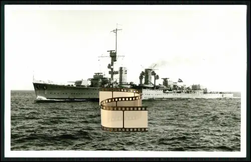Foto AK - leichter Kreuzer Karlsruhe - Kriegsschiff Reichsmarine Kriegsmarine