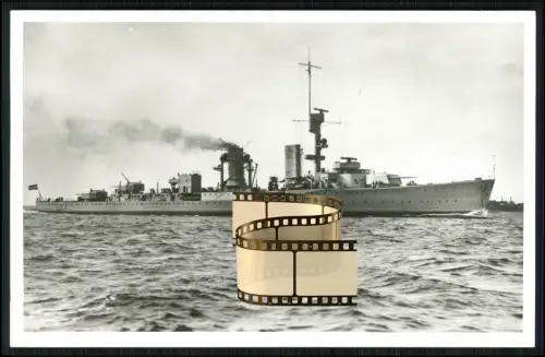 Foto AK - leichter Kreuzer Karlsruhe - Kriegsschiff Reichsmarine Kriegsmarine
