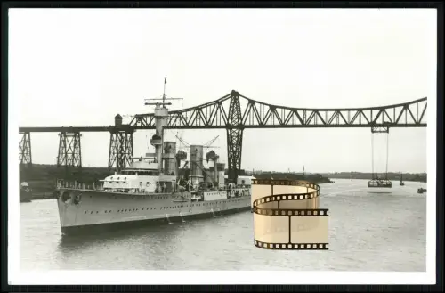 Foto AK - leichter Kreuzer Karlsruhe - Kriegsschiff Reichsmarine Kriegsmarine