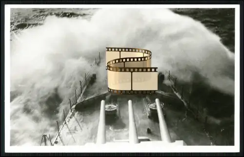 Foto AK - leichter Kreuzer Karlsruhe - Kriegsschiff Reichsmarine Kriegsmarine