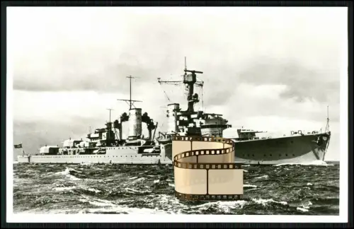 Foto AK - leichter Kreuzer Köln - Kriegsschiff Reichsmarine Kriegsmarine 1930-45