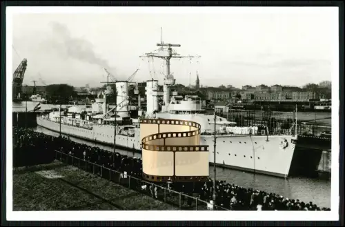 Foto AK - leichter Kreuzer Köln - Kriegsschiff Reichsmarine Kriegsmarine 1930-45
