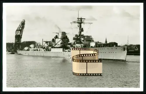 Foto AK leichter Kreuzer Leipzig  Kriegsschiff Reichsmarine Kriegsmarine 1931-46