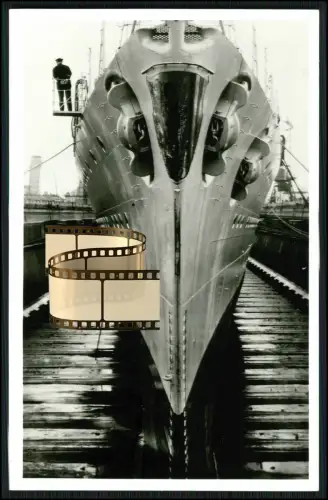 Foto AK leichter Kreuzer Leipzig  Kriegsschiff Reichsmarine Kriegsmarine 1931-46