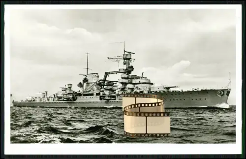 Foto AK leichter Kreuzer Leipzig  Kriegsschiff Reichsmarine Kriegsmarine 1931-46