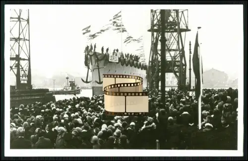 Foto AK leichter Kreuzer Leipzig  Kriegsschiff Reichsmarine Kriegsmarine 1931-46