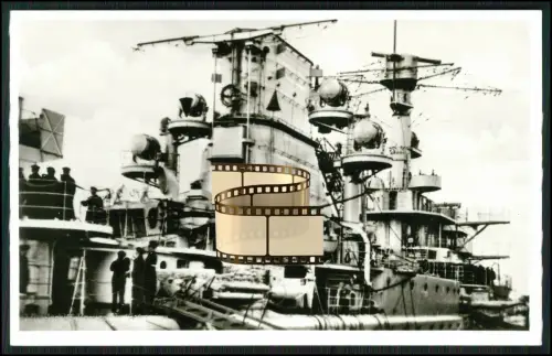 Foto AK leichter Kreuzer Leipzig  Kriegsschiff Reichsmarine Kriegsmarine 1931-46