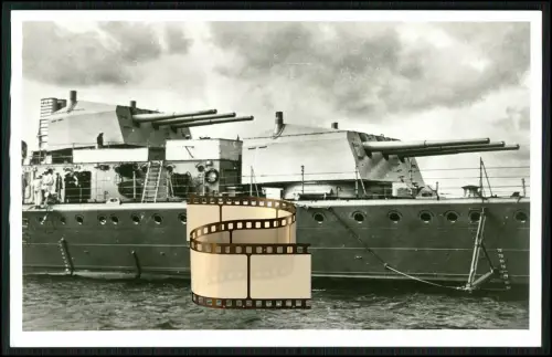Foto AK leichter Kreuzer Leipzig  Kriegsschiff Reichsmarine Kriegsmarine 1931-46