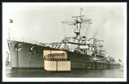 Foto AK leichter Kreuzer Leipzig  Kriegsschiff Reichsmarine Kriegsmarine 1931-46
