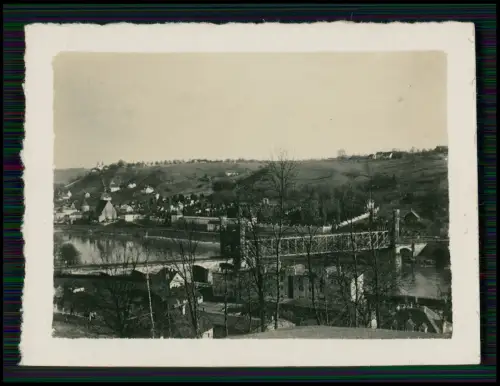 3x Foto - Ort an der Donau Brücke Vilshofen Obernzell Eferding Aschach Wo ? 1933