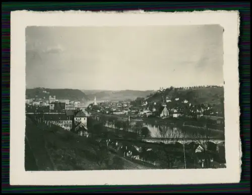 3x Foto - Ort an der Donau Brücke Vilshofen Obernzell Eferding Aschach Wo ? 1933