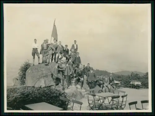 10x Foto Hildesheim Schule Studentenverbindung - Studentika Wanderung Harz 1930