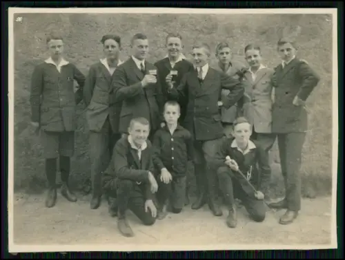 10x Foto Hildesheim Schule Studentenverbindung - Studentika Wanderung Harz 1930