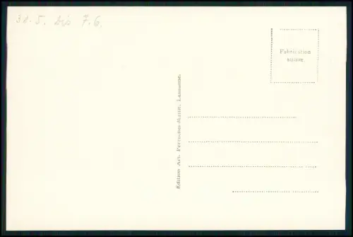4x Foto AK - Genf J.J. Rousseau Insel Mont Blanc Brücke Altstadt und andere 1928