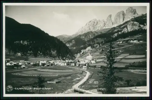 Foto AK - Campitello di Fassa Sassolungo Dolomiten Südtirol Italien Berge Kirche