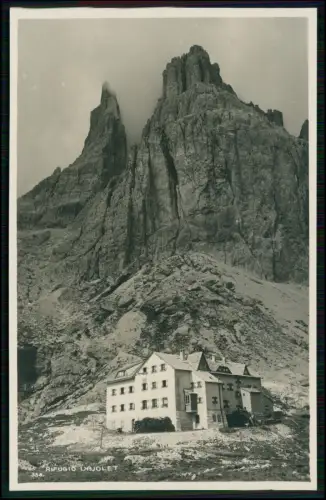 Foto AK - Pozza Di Fassa Rifugio Vajolet Dolomiten Südtirol Italien - Hütte 1928
