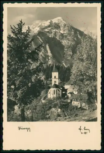 AK - Steiermark Stainach Pürgg Aigen - Ennstal mit Grimming - 1940 Feldpost gel.