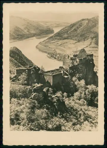 AK - Burg Aggstein Wachau - Donau Niederösterreich - 1942 Feldpost gelaufen