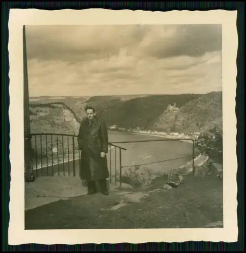 13x Foto Reise Rheinlandschaft 1951 - Loreley u.a. Orte Burgen Flussansichten ..