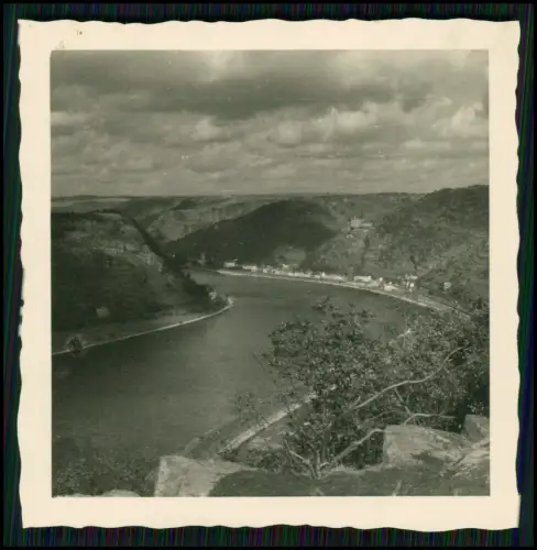 13x Foto Reise Rheinlandschaft 1951 - Loreley u.a. Orte Burgen Flussansichten ..