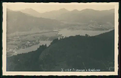8x Foto AK - Tegernsee Bayern Rottach-Egern - und Umgebung Panorama Berge 1929