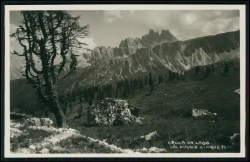 5x Foto AK  Croda da Lago Dolomiten Rifugio Cinque Torri Südtirol Italien Berge