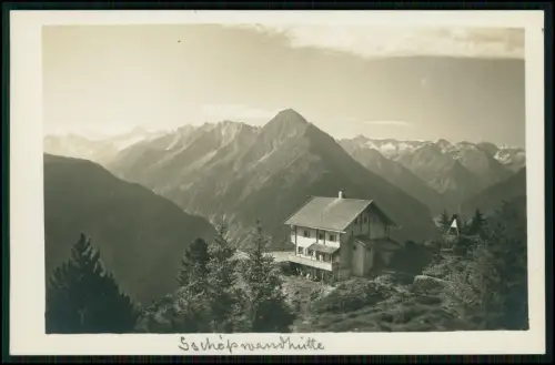 Foto AK Mayrhofen Gschösswandhaus Gschösswandhütte - Zillertal Tirol Berghütte