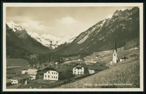 Foto AK - Trins bei Steinach Tirol - Kirche Gschnitz-Tal Berge Alpen Österreich