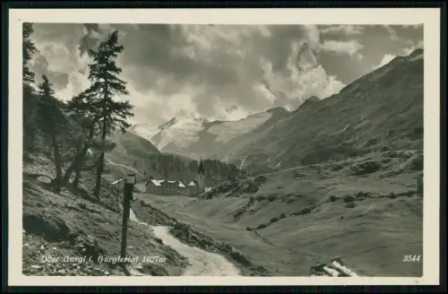 Foto AK - Obergurgl Gurgler Tal Tirol - Kirche Gletscher Alpen Ötztal Österreich