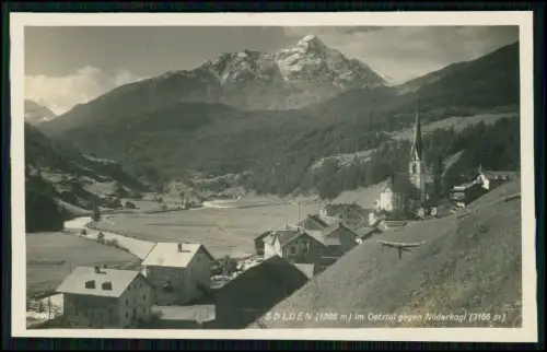 Foto AK - Sölden Ötztal Tirol - Kirche Nederkogel - Alpen Dorf Berge Österreich