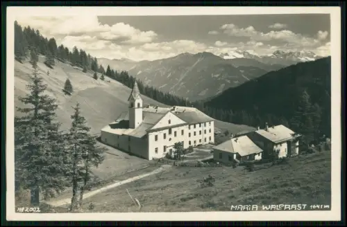 Foto AK Maria Waldrast Matrei Tirol Kloster Kirche Alpen Stubaital Wallfahrtsort