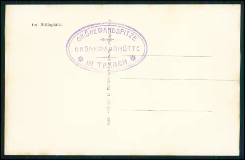 Foto AK - Stilluptal Gronewandspitze Zillertaler Alpen Taxach Alm Tirol Gebirge