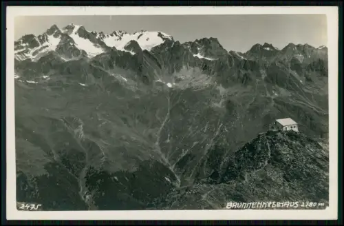 2x Foto AK - Brunnenkogelhaus Sölden - Windachtal Zuckerhütl - Ötztaler Alpen