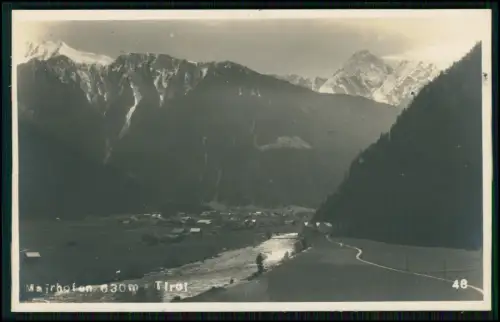 2x Foto AK - Mayrhofen Zillertal - Stillupklamm Wasserfall Tirol Alpen Flusstal