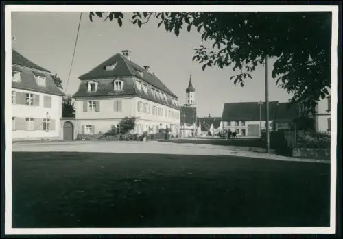 Foto 18x13cm - Obermarchtal Alb-Donau Kirche Dorfplatz Klostergebäude - um 1940