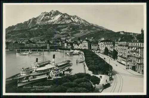 7x AK - Luzern Lugano Como Schweiz Italien  - alte Postkarten