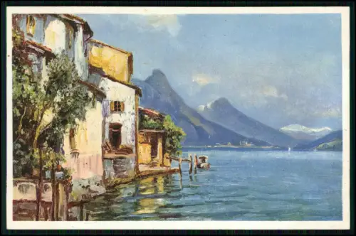 7x AK - Luzern Lugano Como Schweiz Italien  - alte Postkarten