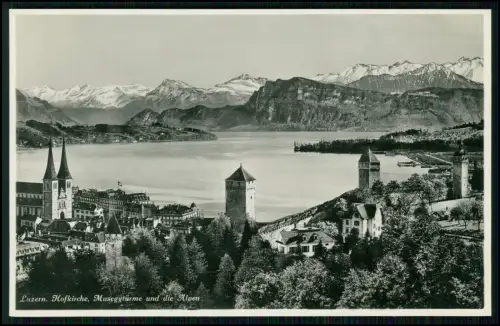 7x AK - Luzern Lugano Como Schweiz Italien  - alte Postkarten