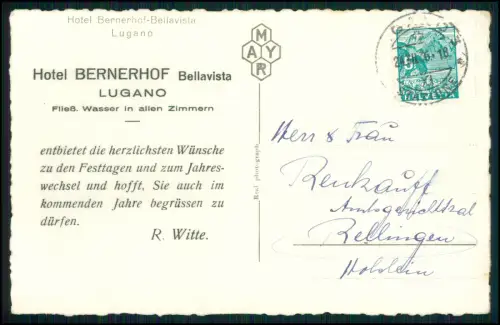 10x AK - Lugano Schweiz alte Postkarten - Luganersee Tessin Alpen Stadtansicht