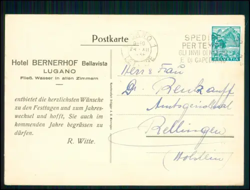 10x AK - Lugano Schweiz alte Postkarten - Luganersee Tessin Alpen Stadtansicht