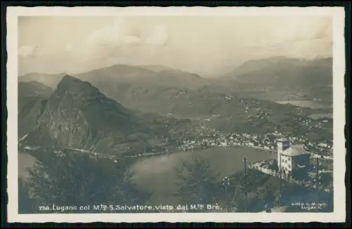 10x AK - Lugano Schweiz alte Postkarten - Luganersee Tessin Alpen Stadtansicht