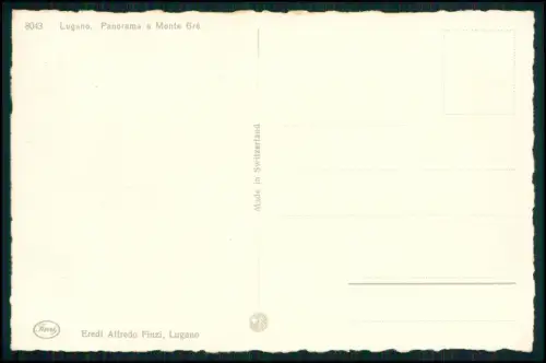 10x AK - Lugano Schweiz alte Postkarten - Luganersee Tessin Alpen Stadtansicht