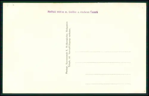 Foto AK - Naßfeld mit Geißler und niederen Tauern - Gebirgslandschaft Österreich