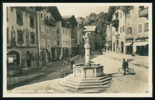 5x AK - Berchtesgaden Stadtansicht Marktplatz Gebäude Panoramablicke Alpen u.a.
